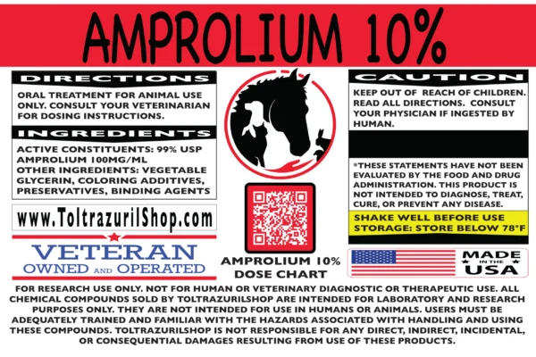 Amprolium 10% Liquid Solution for Horses - Image 2