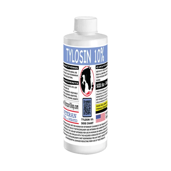 Tylosin 10% Liquid Solution for Turkeys